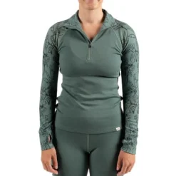 Wild Rye Hailey Half-Zip Top - Women's-Women Base Layers|Snow Clothing
