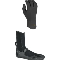 XCEL 2mm Comp X 5-Finger Wetsuit Gloves + 3mm Infiniti Split Toe Wetsuit Boots- Wetsuit Kits