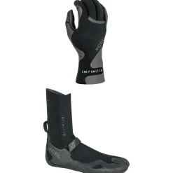 XCEL 3mm Infiniti 5-Finger Wetsuit Gloves + 3mm Infiniti Split Toe Wetsuit Boots- Wetsuit Kits