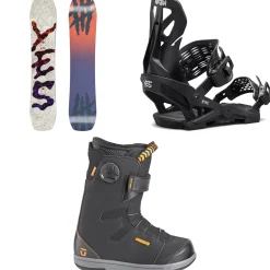 Yes. First Basic Snowboard + NX-Gen Snowboard Bindings + Union Cadet Snowboard Boots - Kids' 2025-Kids Kids Snowboard Packages|Snowboard Packages