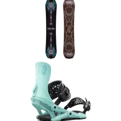 Yes. Menace Snowboard + Vetta Snowboard Bindings - Women's 2025- Snowboards With Bindings|Snowboard Packages